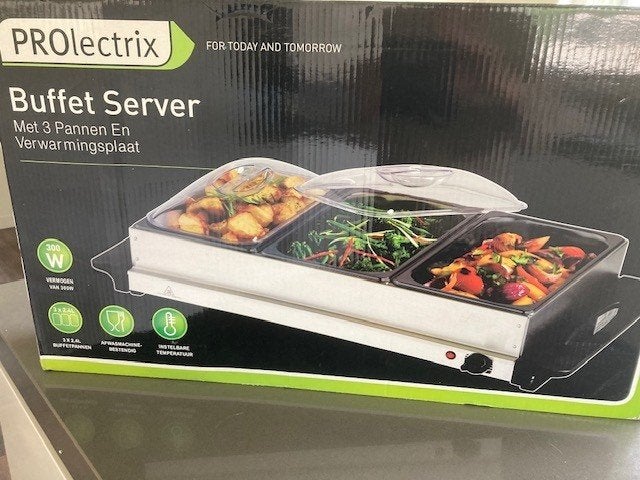 Buffet Server, Huis en Inrichting, Ophalen, Overige typen, Zilver, Zo goed als nieuw