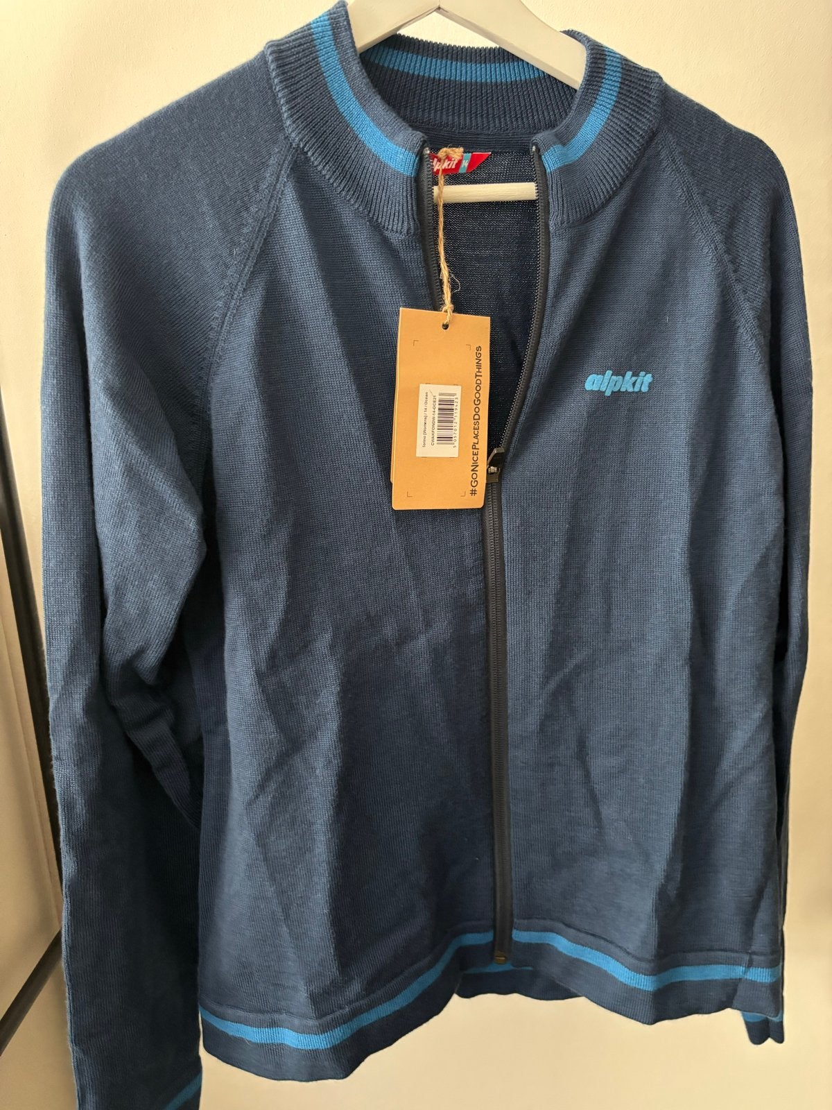 Alpkit Torino Merino Wol Jersey - Nieuw met label, Ophalen of Verzenden, Nieuw, Blauw