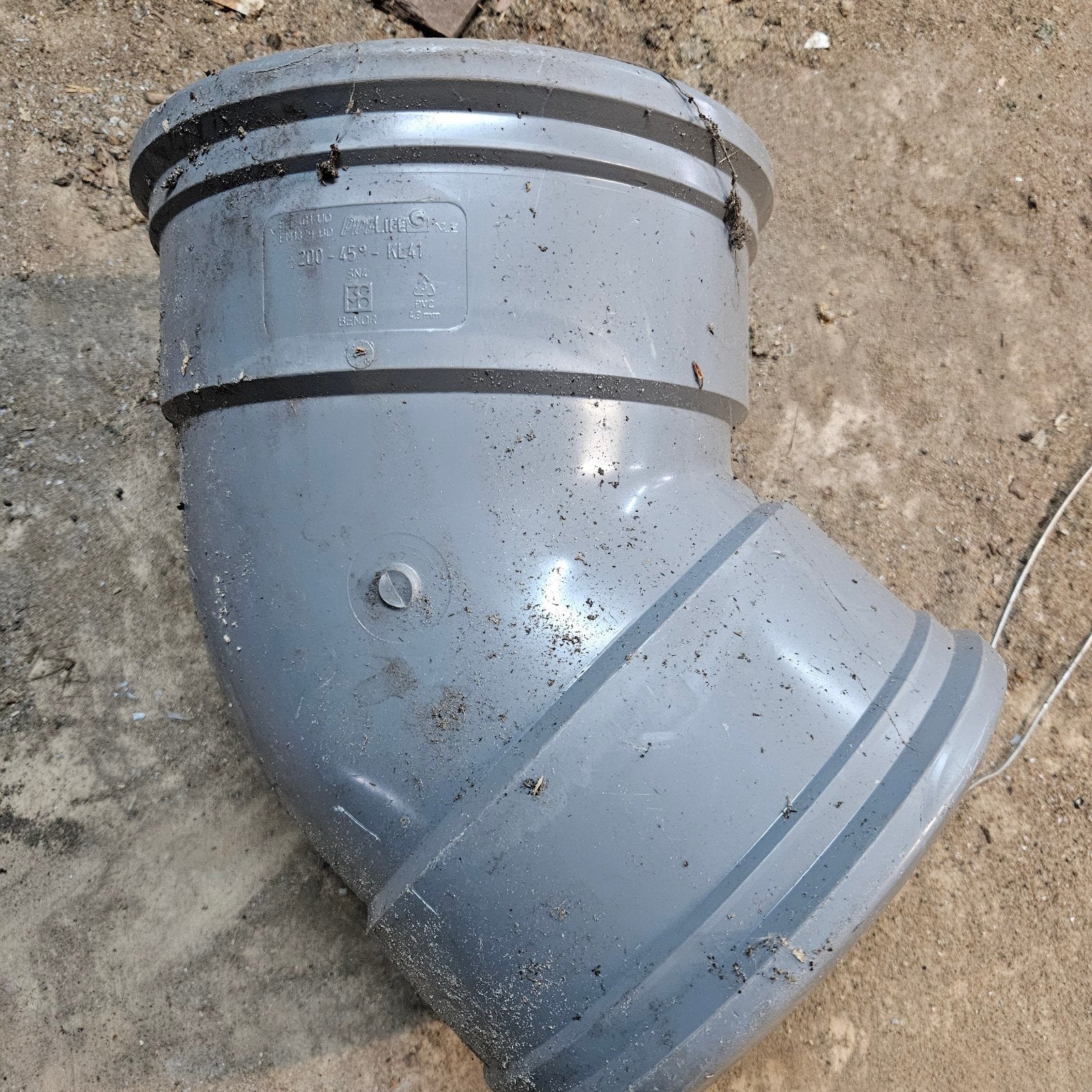 Pvc hulpstukken 200, Ophalen, Bochten, Pvc, Minder dan 2 meter
