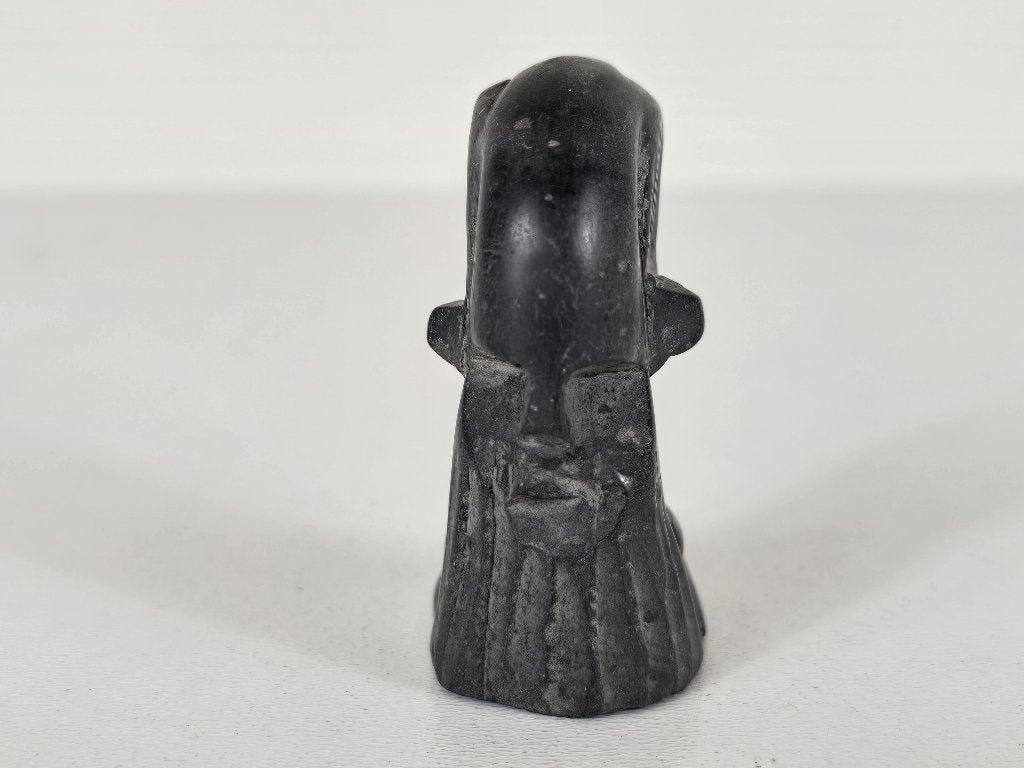 Shona-sculptuur buste man, steen, Zimbabwe, midden 20e eeuw, Ophalen of Verzenden