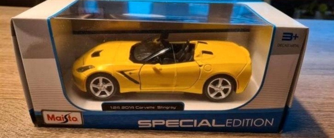 Aanbieding maisto Chevrolet Corvette Stingray Convertible, Hobby en Vrije tijd, Modelauto's | 1:24, Ophalen of Verzenden, Nieuw
