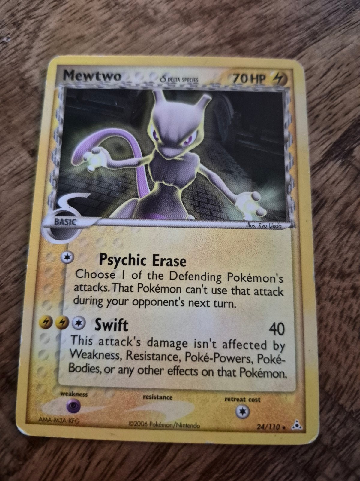 Mewtwo Delta Species Pokémon kaart (2006), Ophalen of Verzenden