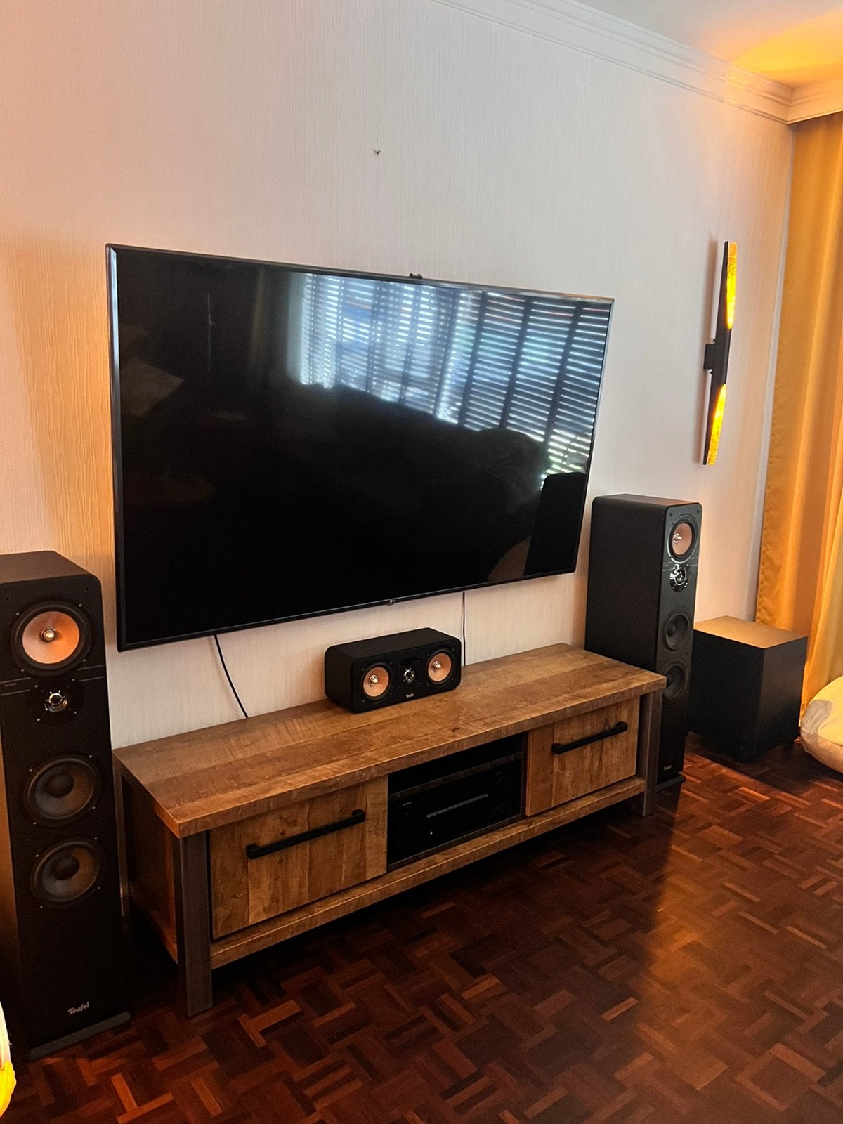 ULTIMA 40 Surround + Onkyo NR696 Dolby Atmos Set, Losse componenten, Zo goed als nieuw, Speakers, Ophalen