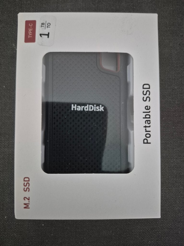 1TB draagbare SSD Plug&Play High ​​External Solid State Driv, Computers en Software, Harde schijven, Ophalen, SSD, Nieuw, 1TB