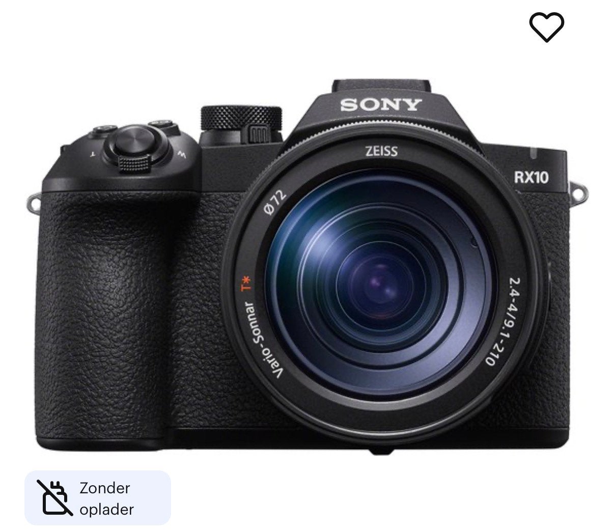 Sony rx10 v nieuw in doos, Ophalen, Zo goed als nieuw, Sony, Geen optische zoom