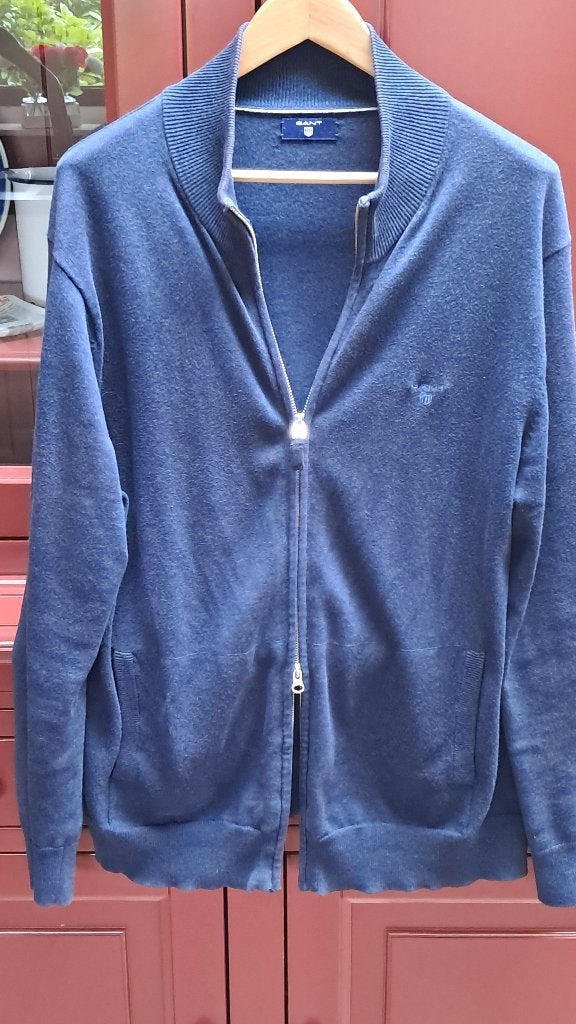 GANT HEREN VEST, Maat 52/54 (L), Blauw, GANT, Ophalen of Verzenden