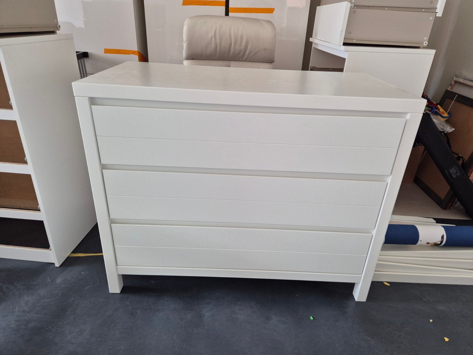 Europe Baby Atlantic Commode Wit - Z.G.A.N., Ophalen, 50 tot 70 cm, Voetruimte, 100 cm of meer