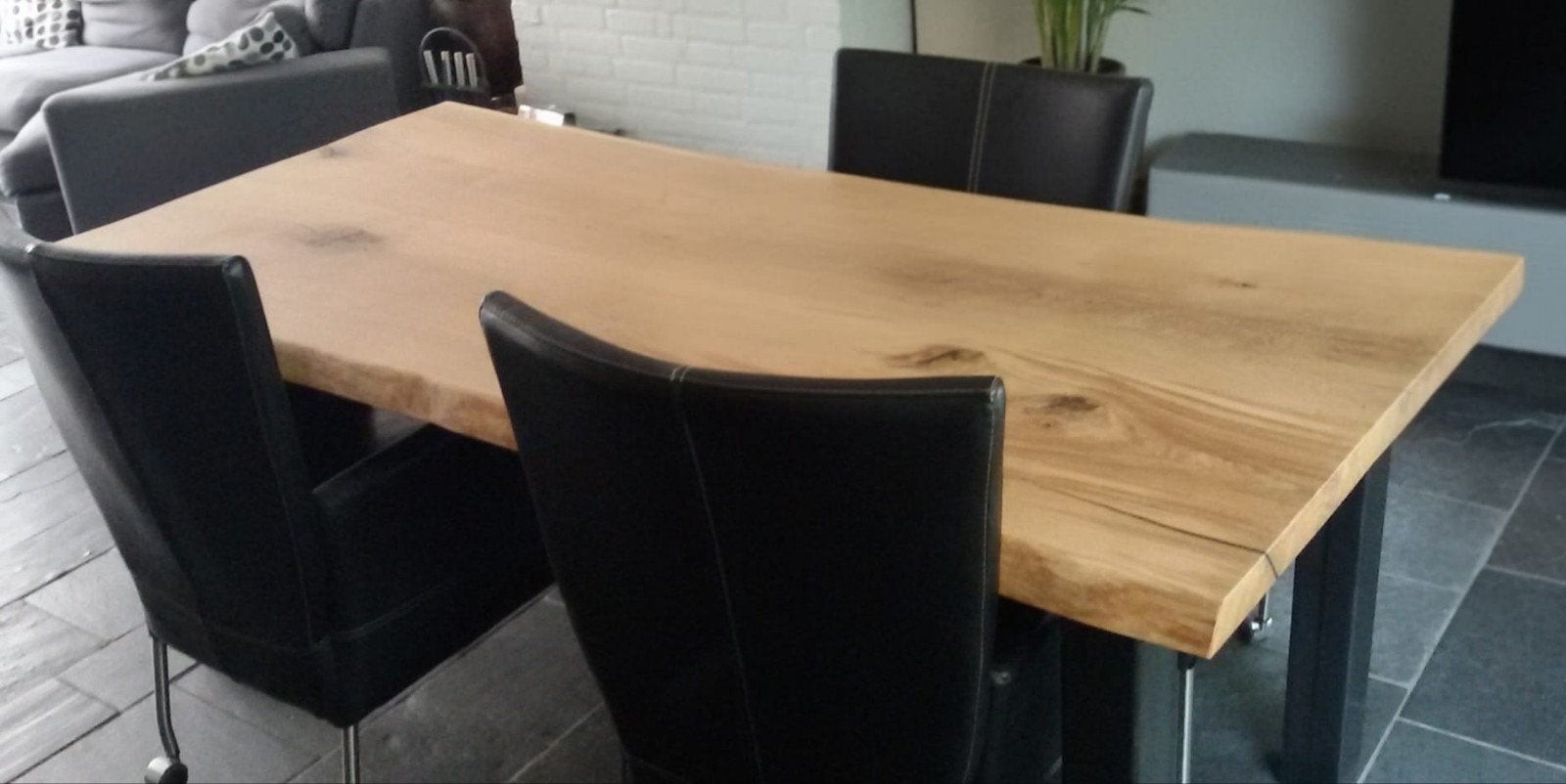 Eettafel, Huis en Inrichting, Ophalen, Gebruikt, 50 tot 100 cm, Vijf personen of meer