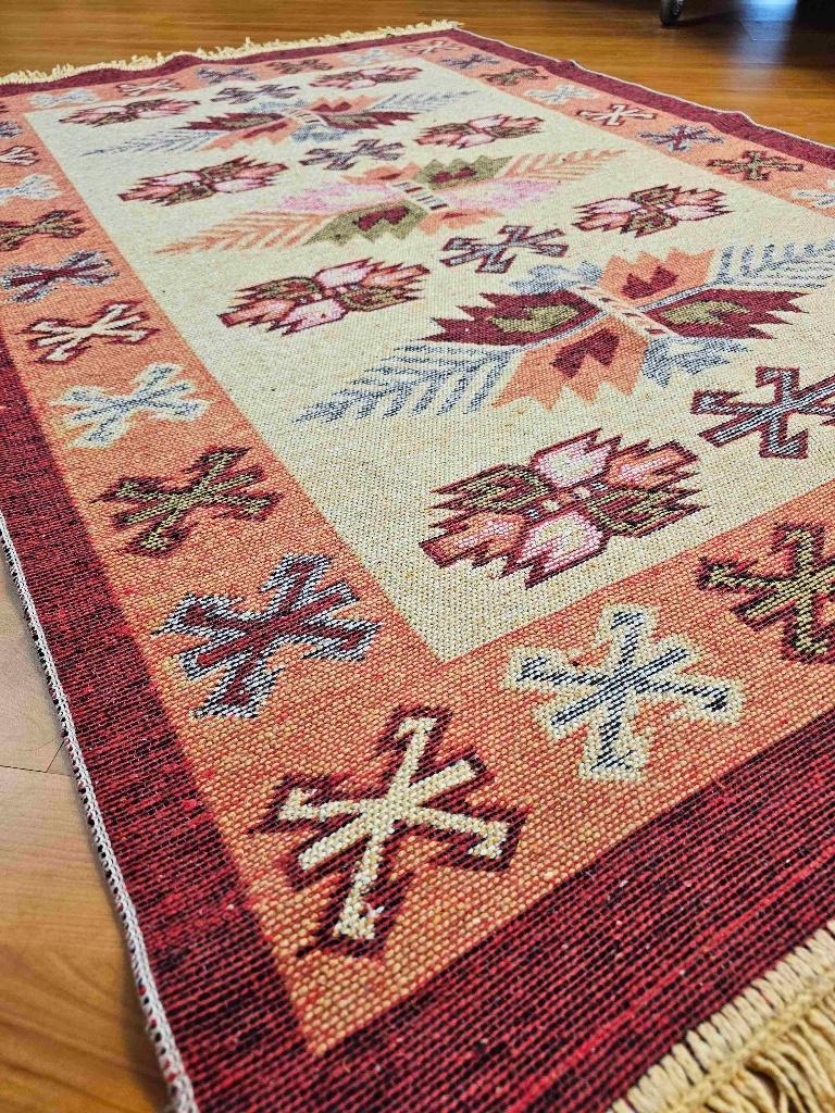 Kelim Vloerkleed 168/110 cm, Huis en Inrichting, Gebruikt, 100 tot 150 cm, Etten-Leur, DJT@dejuistetoon.eu