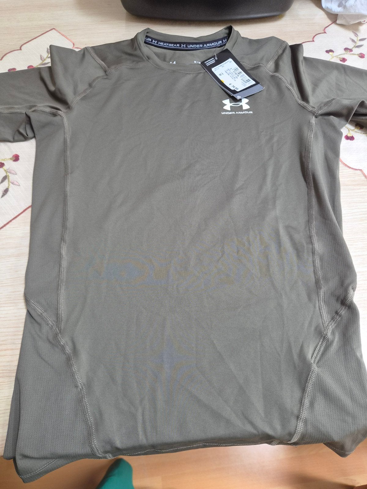 Under Armour HeatGear Compressie Shirt - Nieuw, Fitness, Maat 48/50 (M), Under Armour, Nieuw