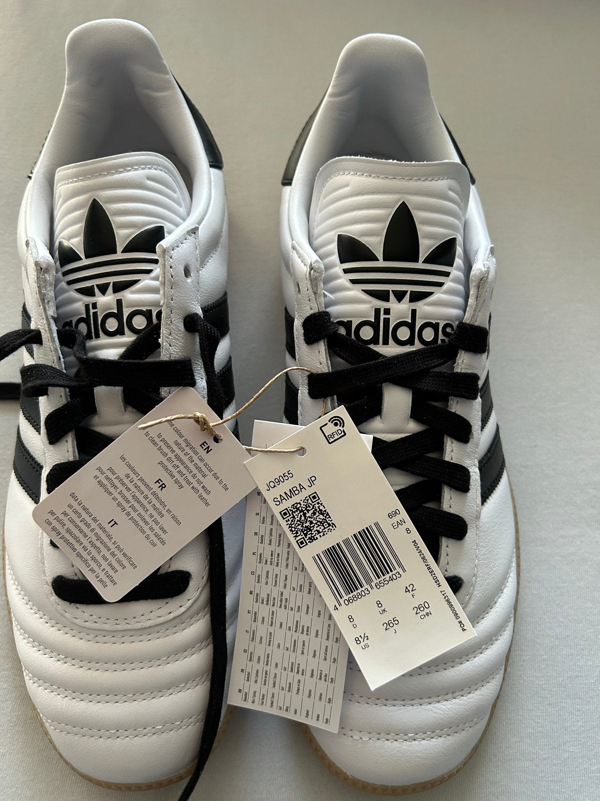 Adidas Samba JP - Nieuw in doos - Maat 42, Wit, Nieuw, Ophalen of Verzenden, Sneakers of Gympen