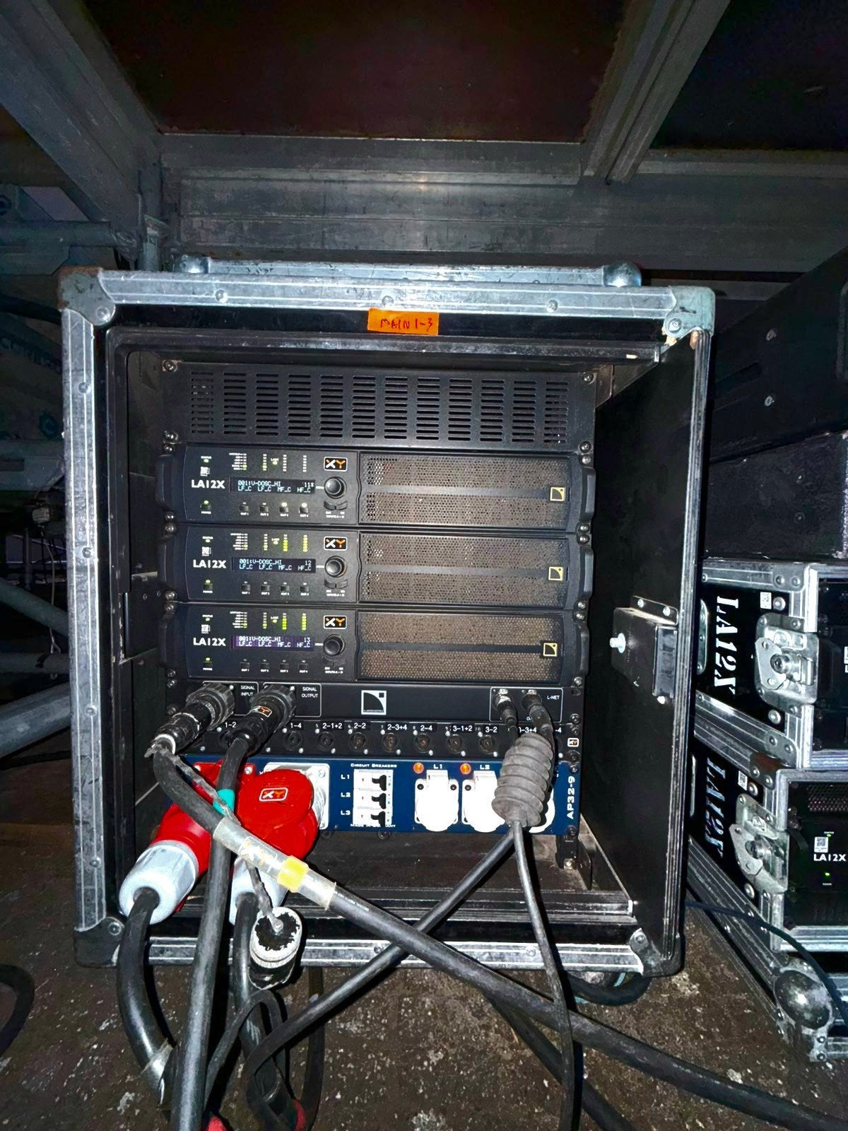 GESTOLEN!! L-ACOUSTICS LA12X-versterrack, Ophalen