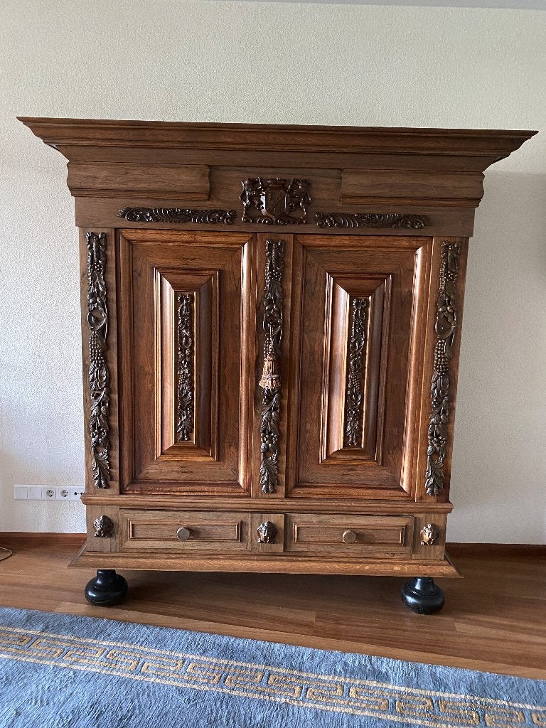 Woonkamerkast: ranken, kussens., Ophalen, Vintage, klassiek, 150 tot 200 cm, 150 tot 200 cm