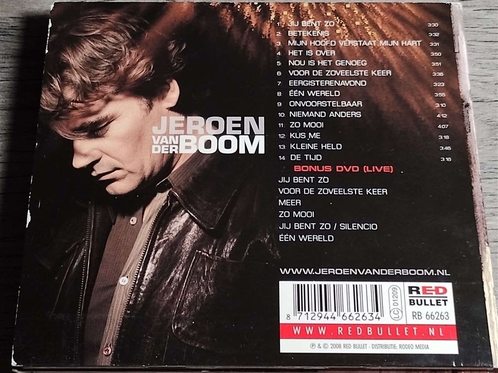 Jeroen Van Der Boom - Jij Bent Zo [CD + DVD], Ophalen of Verzenden, Zo goed als nieuw, Levenslied of Smartlap