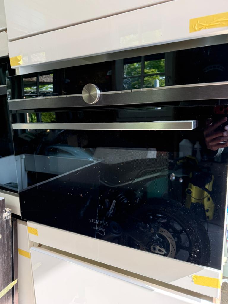 Siemens studio line HT6B3MC0, Witgoed en Apparatuur, Ovens, Zo goed als nieuw, Inbouw, Combi-oven, Siemens, Ophalen
