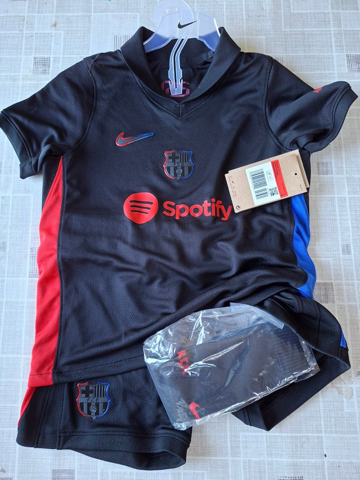 FC Barcelona voetbaltenue, Maat XS of kleiner, Ophalen of Verzenden, Nieuw, Set