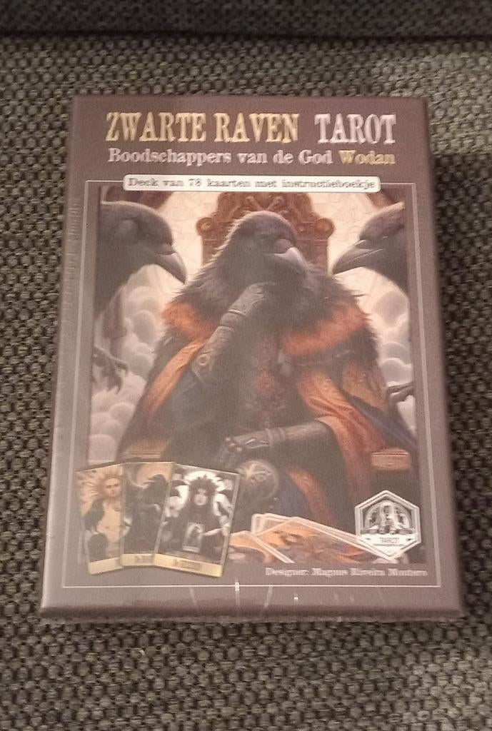 Tarot kaarten. Zwarte Raven tarot, Boeken, Ophalen of Verzenden, Nieuw, Tarot of Kaarten leggen, Overige typen