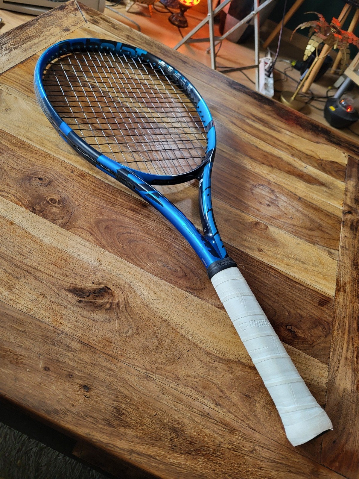 Babolat Pure Drive Tennisracket 300 gr L2 *Nieuwe bespanning, Sport en Fitness, Tennis, L2, Gebruikt, Ophalen of Verzenden, Racket