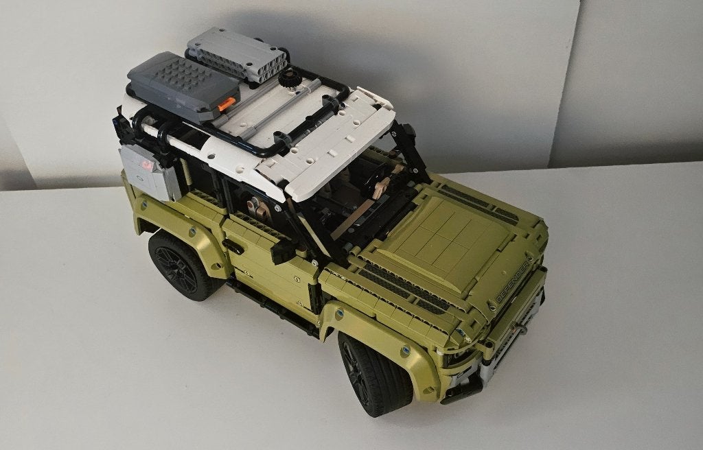 LEGO Technic Landrover Defender 42110, Ophalen, Lego, Compleet, Zo goed als nieuw