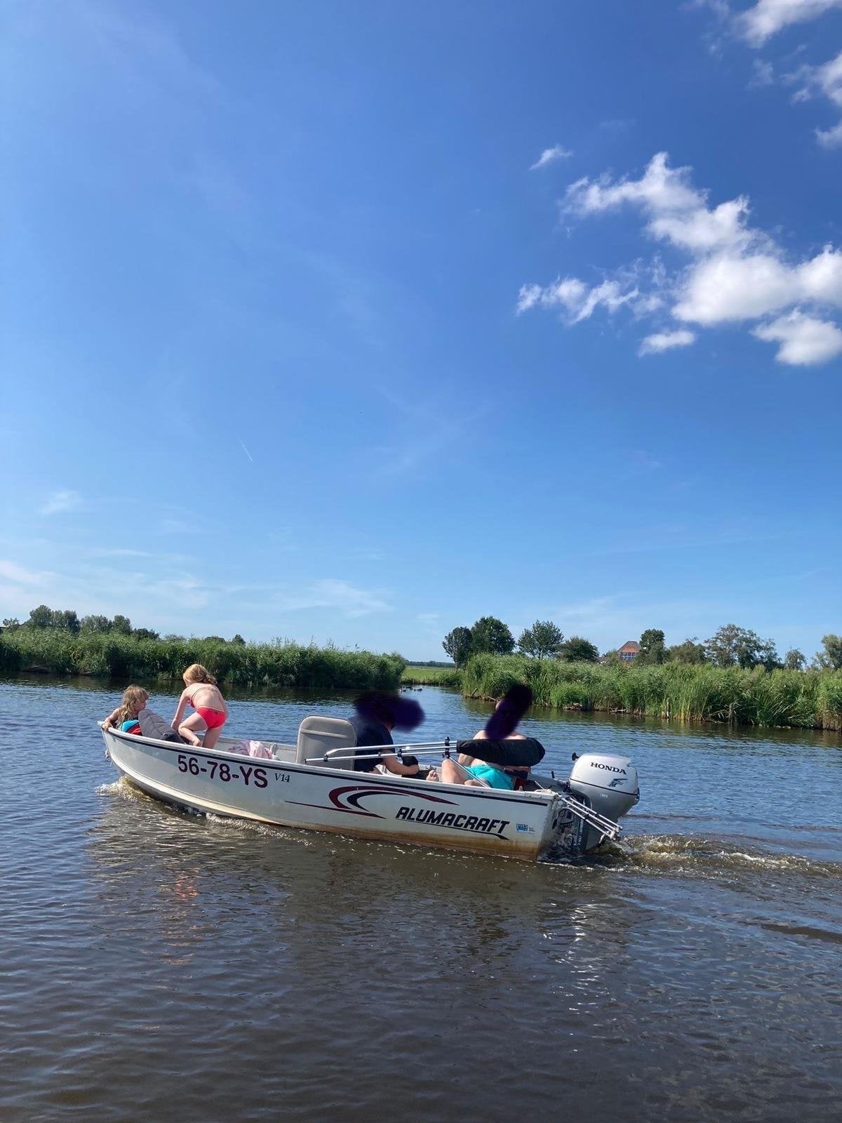 Alumacraft V14 aluminium met Honda buitenboordmotor, Watersport en Boten, Ophalen, Gebruikt