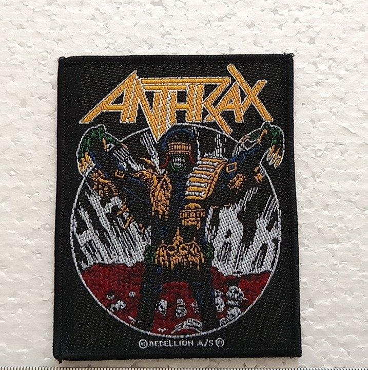 Anthrax mooie  nieuwe officiele judge death patch a15, Verzamelen, Verzenden, Nieuw, Kleding