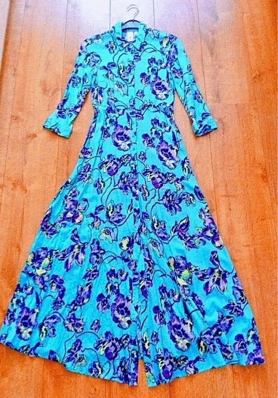 Gebloemde blousejurk van YAS! (NIEUW!), Blauw, Nieuw, Ophalen of Verzenden, Maat 34 (XS) of kleiner