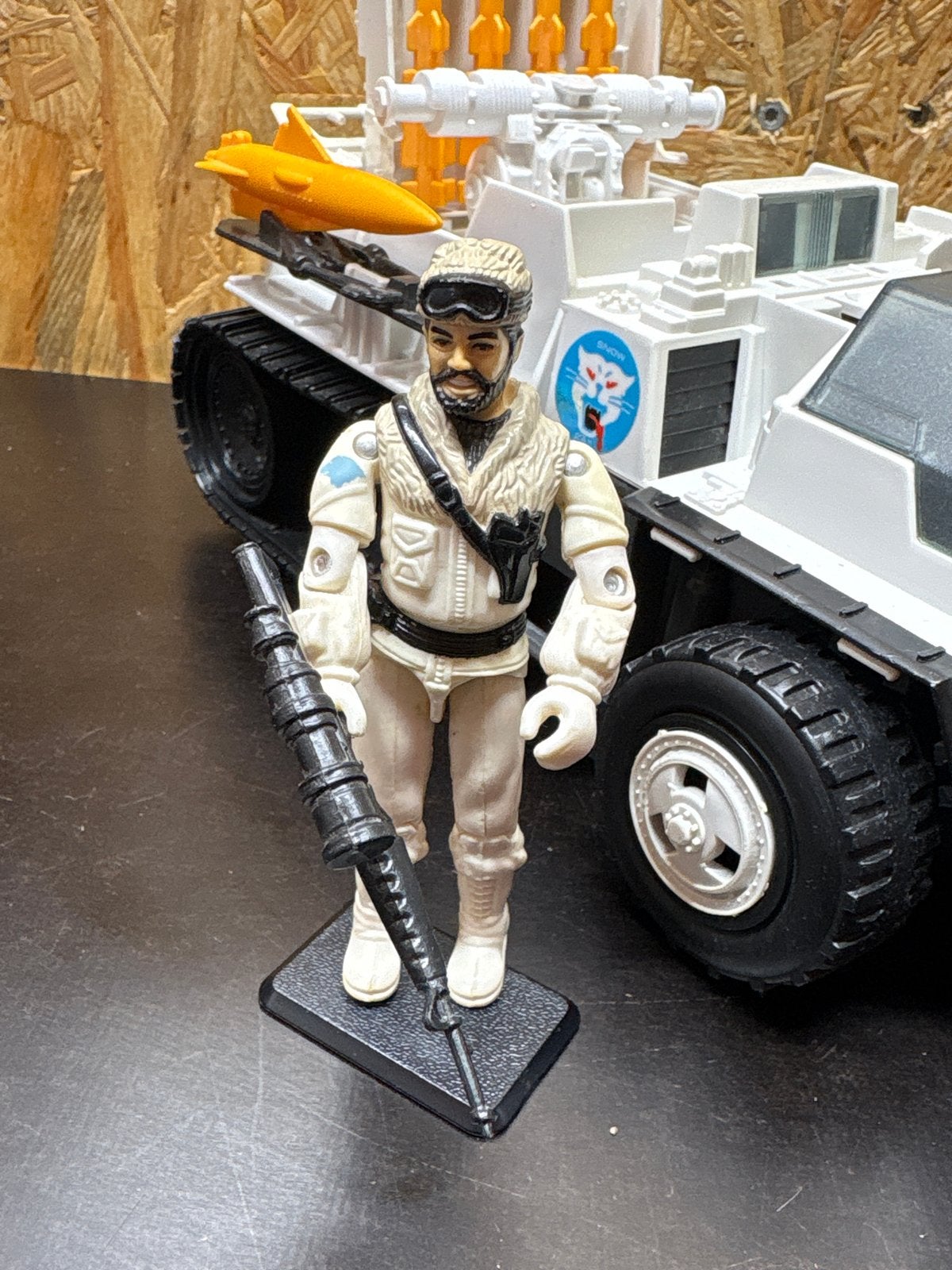 Vintage G.I. Joe Snow Cat met Driver Frostbite, Ophalen of Verzenden, Gebruikt
