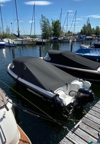 Z.G.A.N Topcraft 484 Grande Ltd, sloep 2019, Suzuki 20 pk., Watersport en Boten, Sloepen, Ophalen, Zo goed als nieuw, Buitenboordmotor