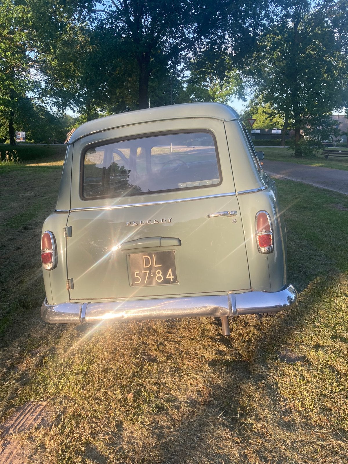 Peugeot 403 Commerciale 1960 blauw, foto 7