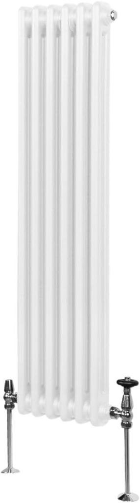 Nieuwe twee kolomsradiator wit, Doe-het-zelf en Verbouw, Verwarming en Radiatoren, Ophalen, Radiator, Nieuw, Minder dan 60 cm