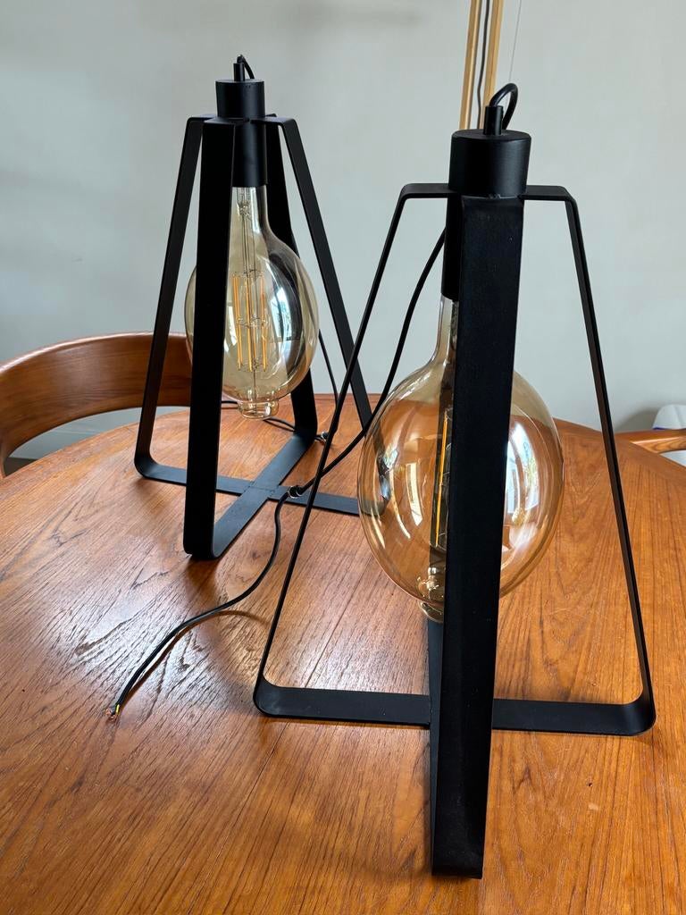 Ztahl design hanglampen set, Ophalen of Verzenden, Zo goed als nieuw, Metaal, Minder dan 50 cm