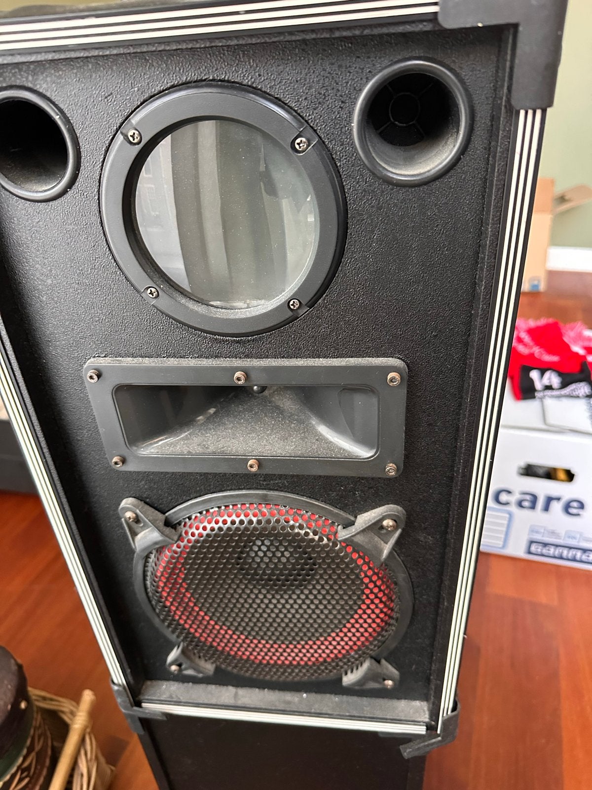 Skytec speakerset - 2 stuks, 50x28x30 cm, Gebruikt, Speakerset, Basreflex, Ophalen