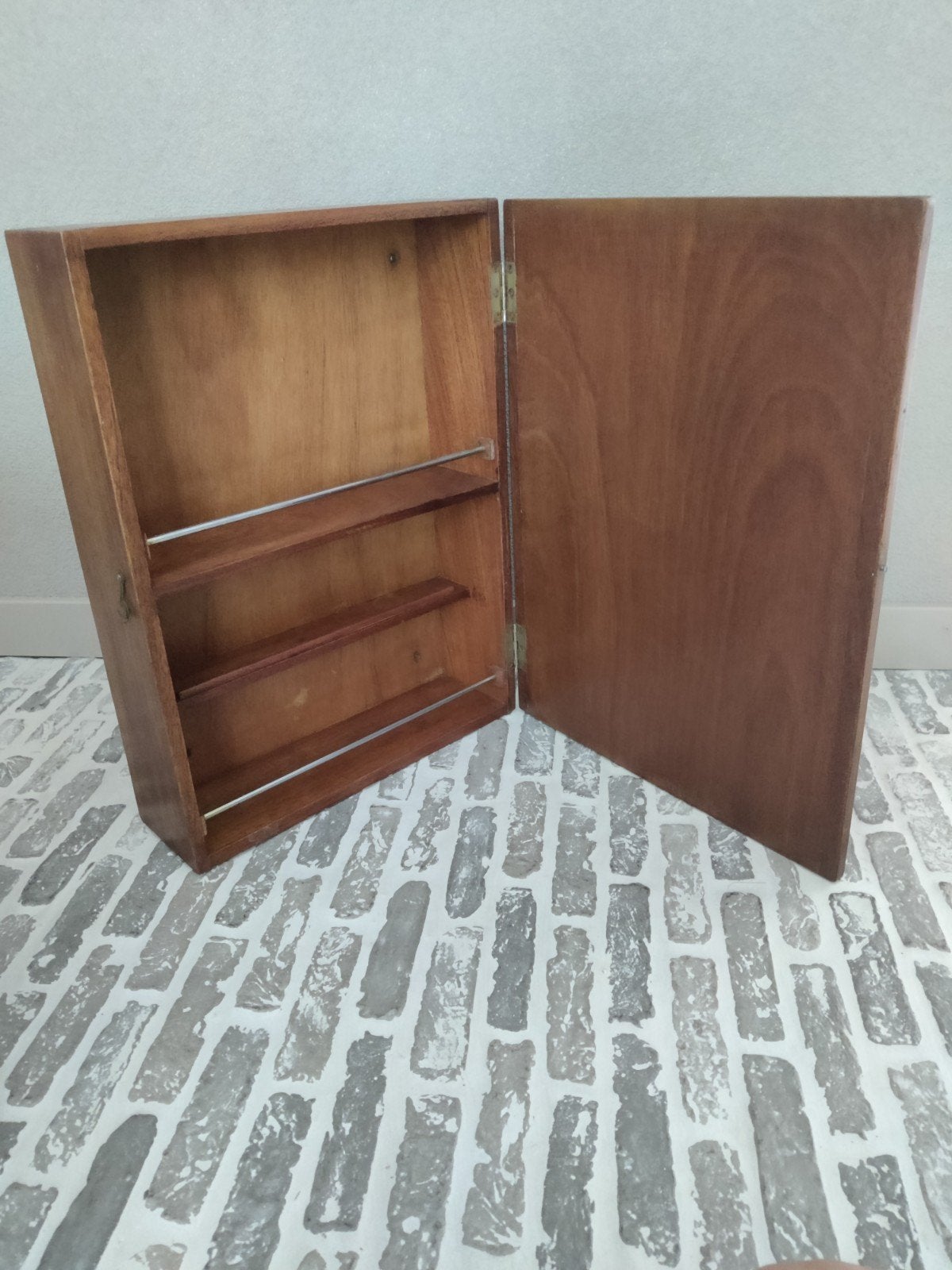 Vintage Scheeps Medicijnkastje - Hout, Ophalen of Verzenden