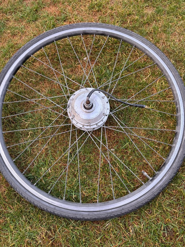 Voorwielmotor elektrische fiets, Ophalen, Gebruikt, Elektrische fiets, Motor