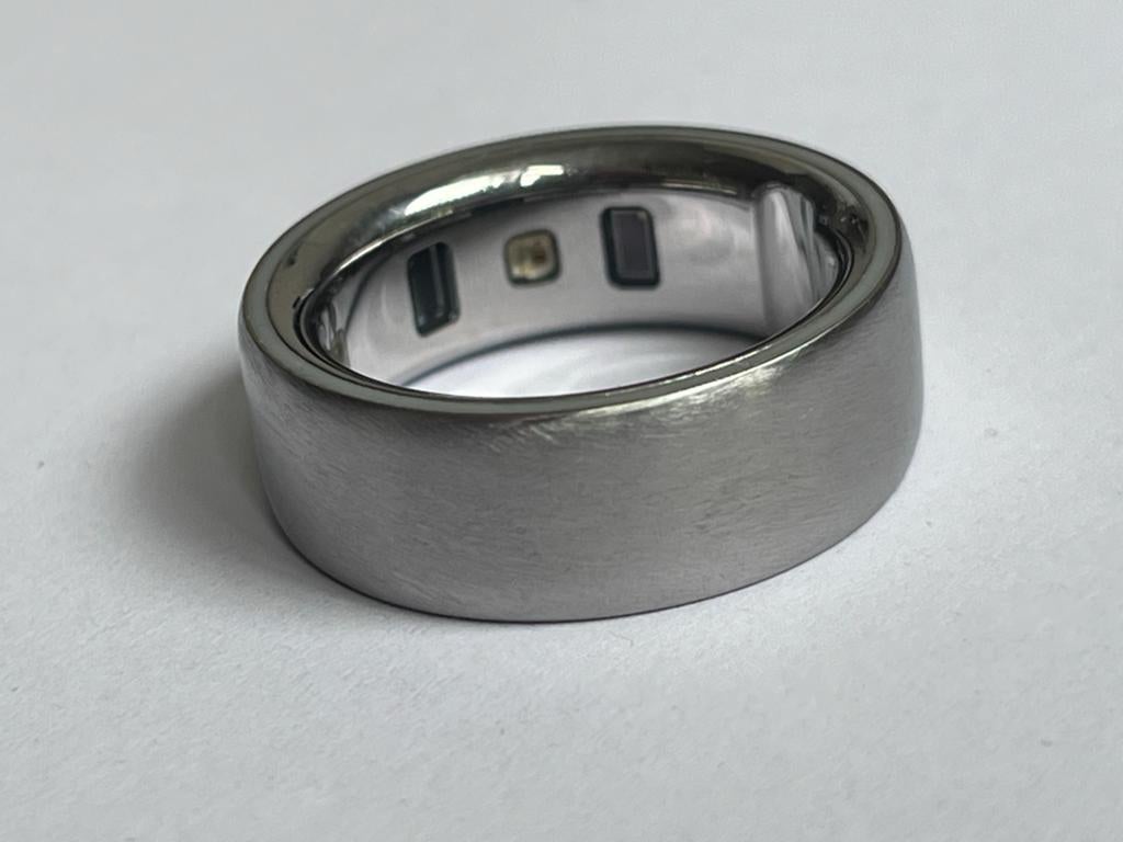 Koopje!! Oura Ring Gen 4 - Maat 8, Ophalen of Verzenden, Zo goed als nieuw, Zilver, Android