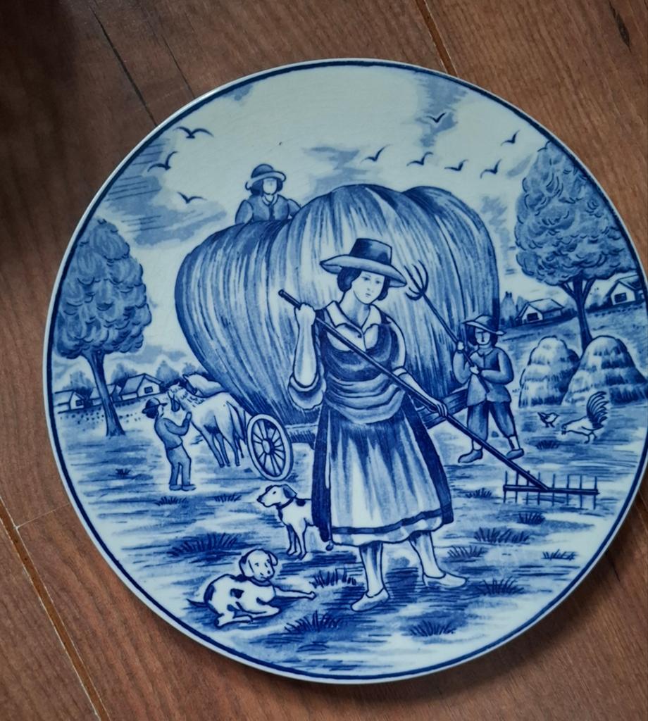Vintage Engeland's Heritage Decoratieve Wandplaat, Ophalen