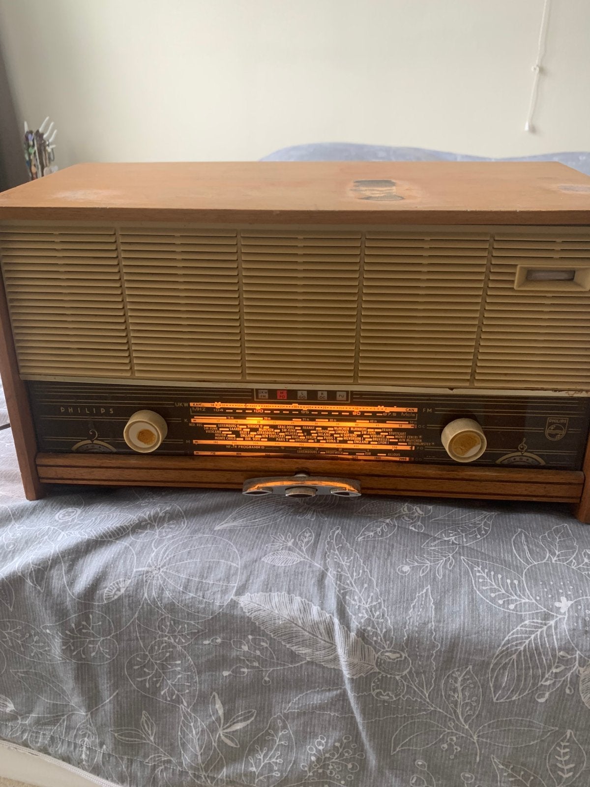 Oude Philips radio, Antiek en Kunst, Antiek | Tv's en Audio, Ophalen
