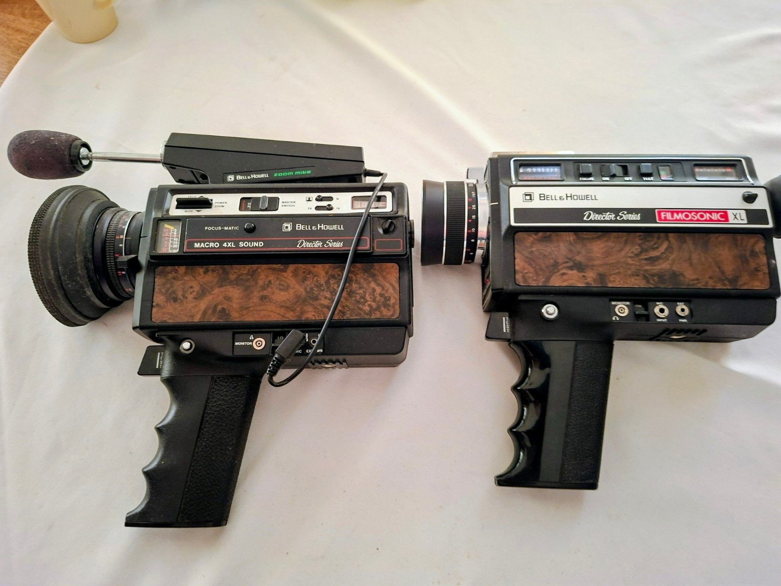 Te koop: 2 x Bell & Howell  soundcamera 'spiegelreflex super, Ophalen of Verzenden