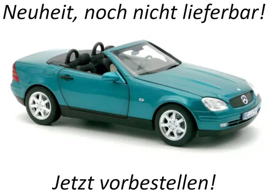 Mercedes Benz SLK 1996 Vivianit Groen Schaal 1/18 Norev, Auto, Norev, Ophalen of Verzenden, Norev