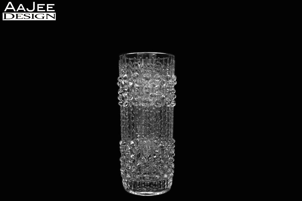 Hermanova Hut - Candle Wax vaas - 1970's - Frantisek Pecency, Gebruikt, Overige kleuren, Ophalen of Verzenden, Glas