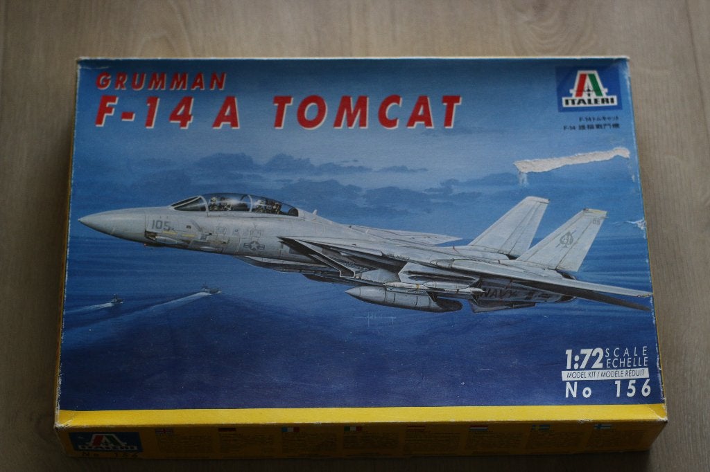 F-14A Tomcat Italeri 1/72, Ophalen of Verzenden, Zo goed als nieuw, 1:72 tot 1:144, Italeri