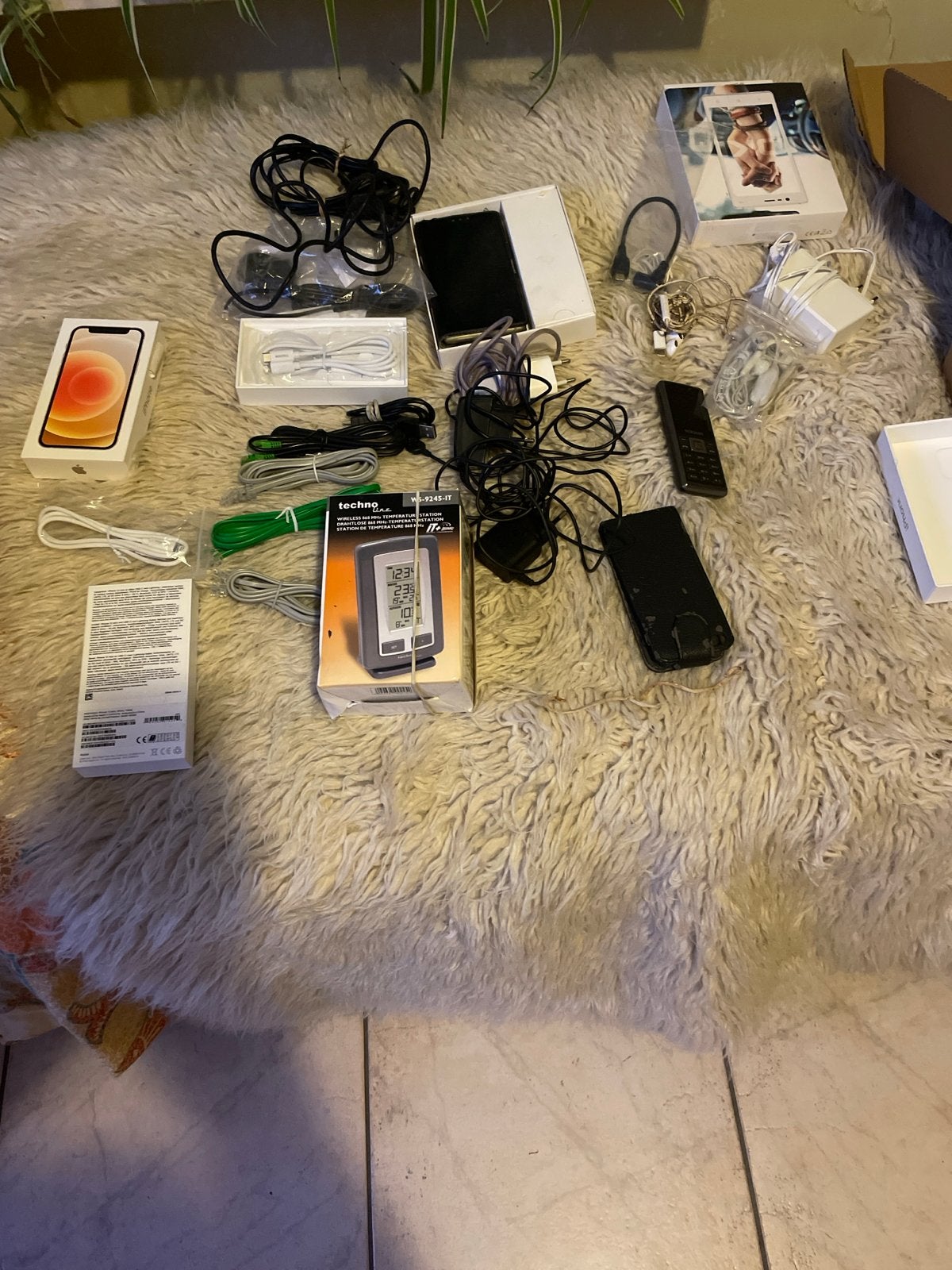 Weerstation met diverse kabels en accessoires, Ophalen of Verzenden, Gebruikt, Weerstation