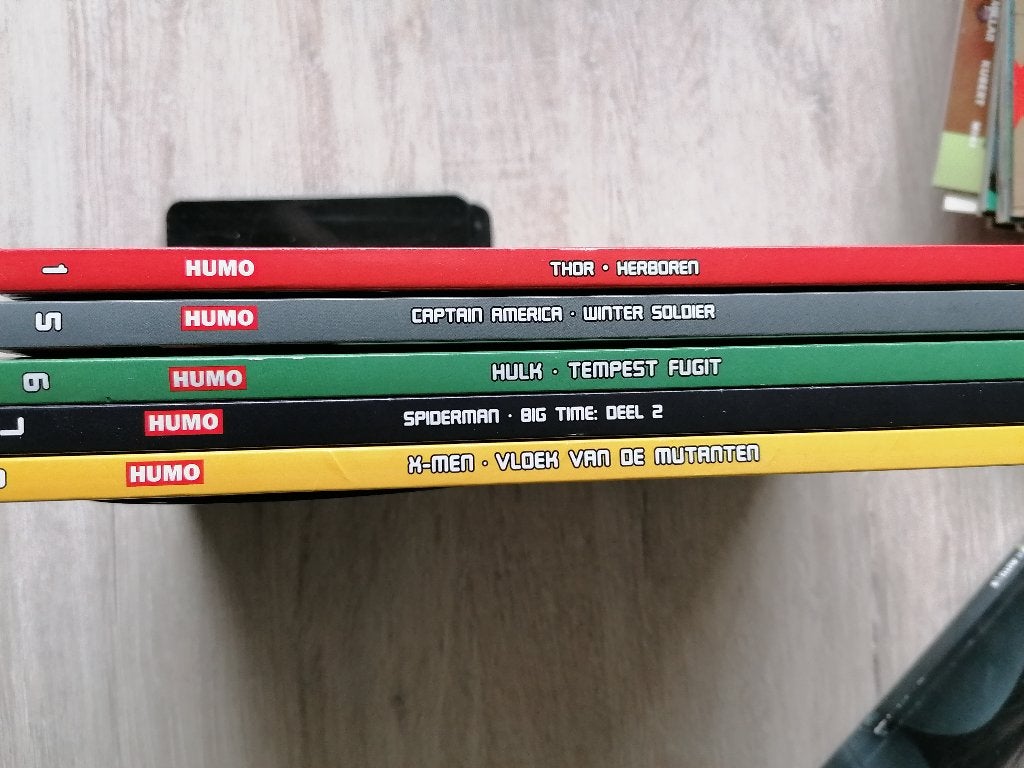 srip boeken hulk, spiderman, thor,captain america, Meerdere stripboeken, Ophalen of Verzenden, Zo goed als nieuw