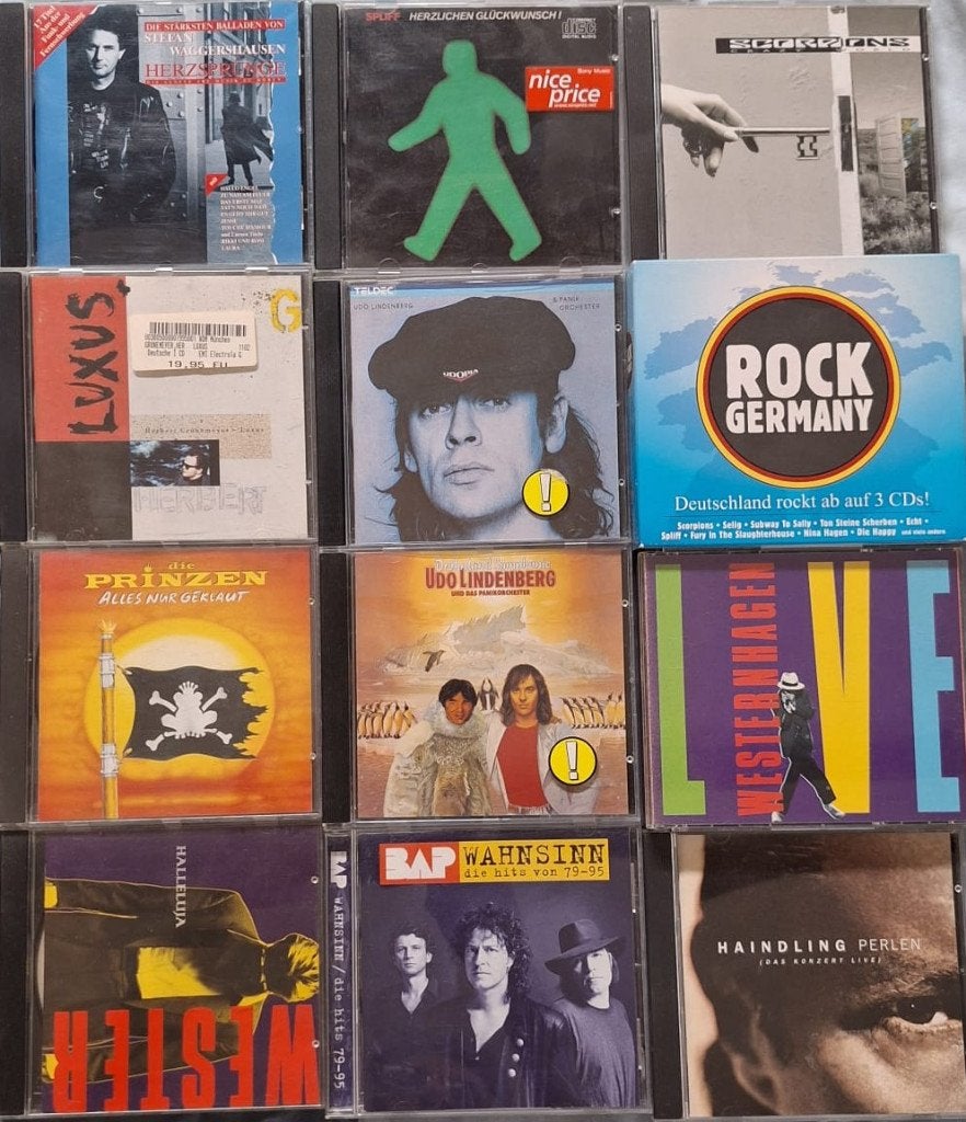 15 Duitse Rock CD’s – mooie collectie – zeer goede staat, Ophalen of Verzenden, Gebruikt, Poprock, Album