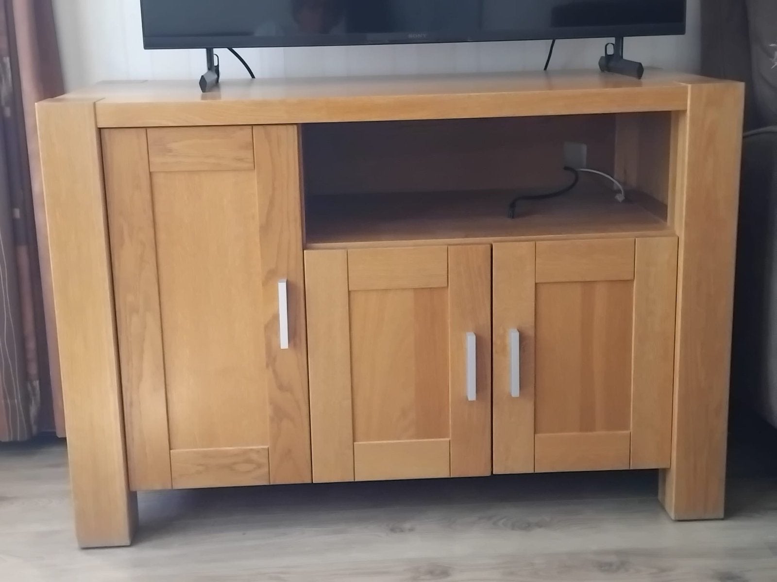 Tv kast, Ophalen, 100 tot 150 cm, Zo goed als nieuw, Minder dan 100 cm
