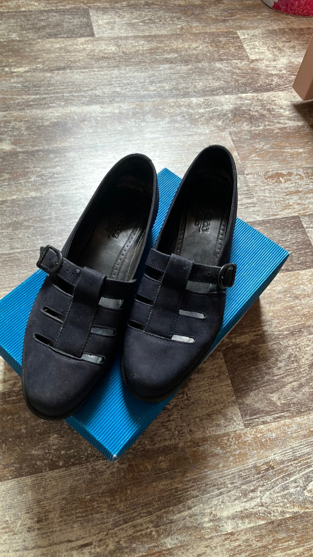 Ecco dames schoenen maat 41, Ecco, Schoenen met lage hakken, Blauw, Ophalen of Verzenden