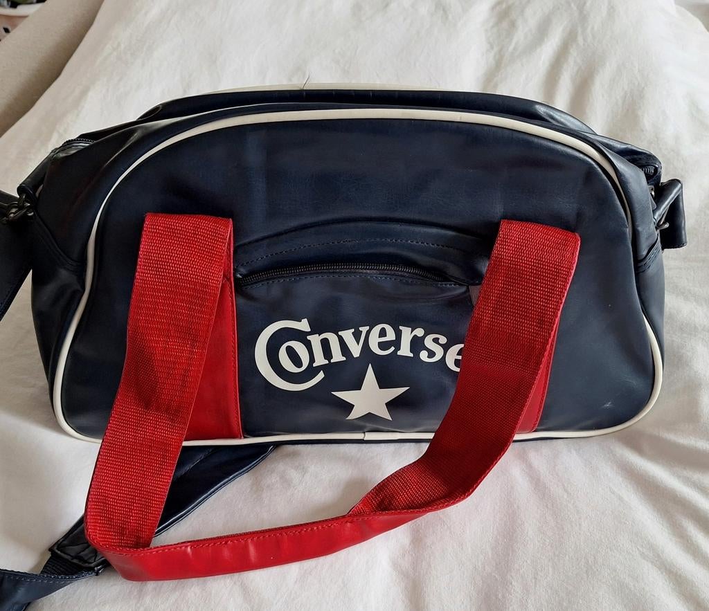 Converse Reistas/sporttas, Sieraden, Tassen en Uiterlijk, Tassen | Reistassen en Weekendtassen, 40 tot 60 cm, 20 tot 30 cm, Blauw