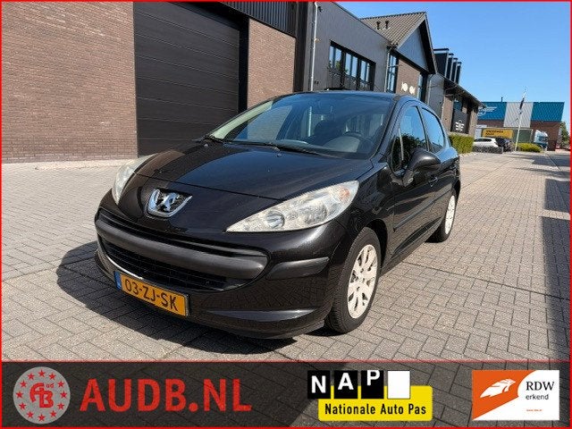 Peugeot 207 1.4 VTi X-line| 5 DEURS | AIRCO|, Auto's, Voorwielaandrijving, Gebruikt, Zwart, Origineel Nederlands
