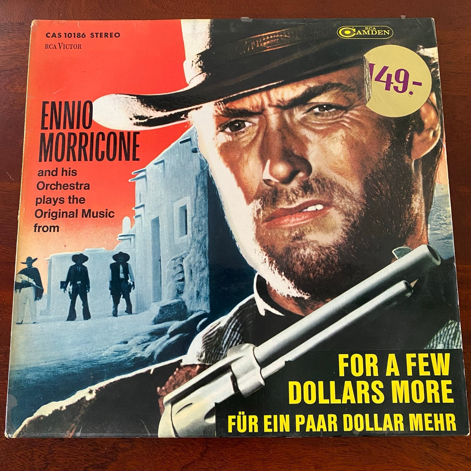 Ennio Morricone - For a Few Dollars More / A Fistful of Doll, Verzenden, 1960 - 1969, Gebruikt, 12 inch