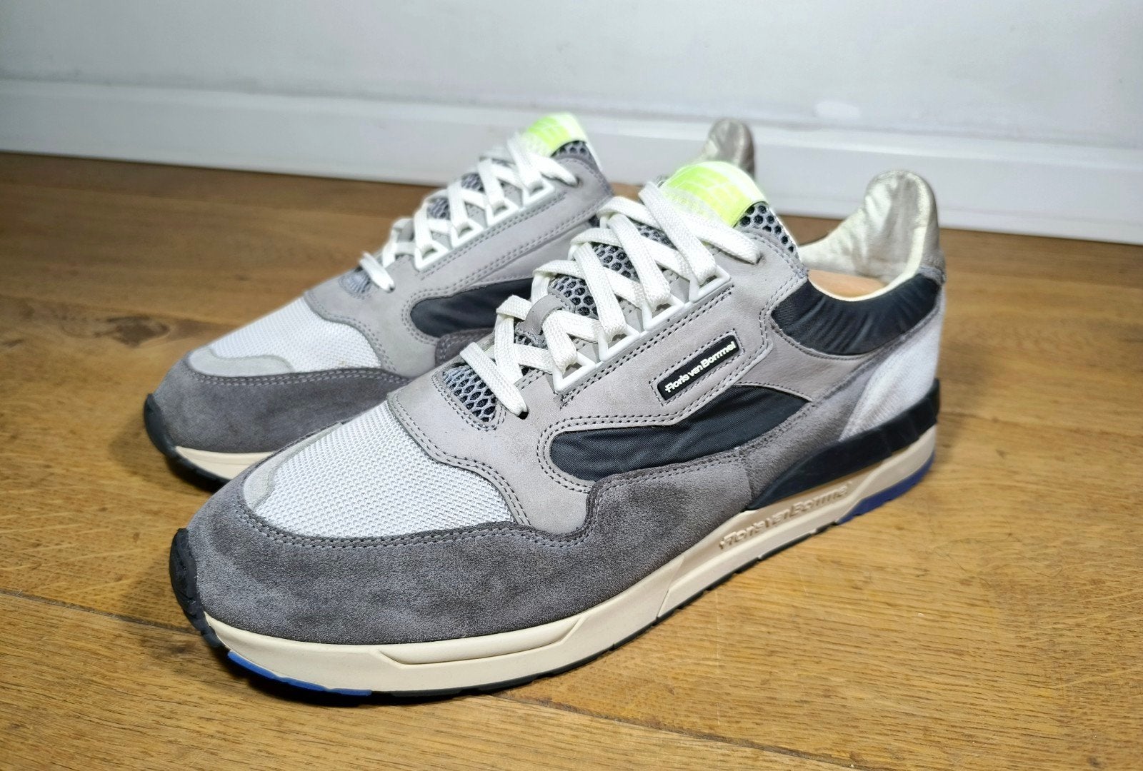 Floris van Bommel herenschoenen maat 10,5 / 45, Ophalen, Overige kleuren, Floris van Bommel, Sneakers of Gympen